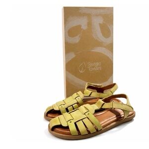 Sundance Sergio Tomani Peace Verde Sandal Pistacho Euro 39 Women’s